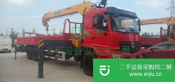 湖北出售二手東風后八輪12噸隨車吊