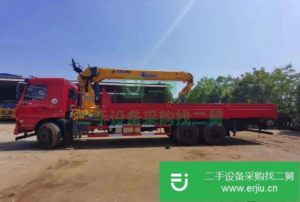 湖北出售二手東風后雙橋隨車吊