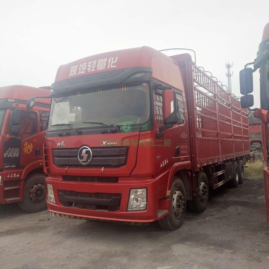 出售二手歐曼GTL高欄載貨車18年4月350馬力前四后八單車9.6米高欄