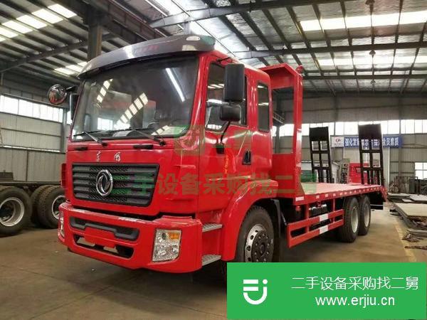 湖北出售二手東風齊星后八輪平板運輸車