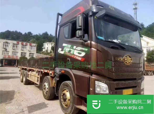 江西出售二手青島解放JH6前四后八平板車