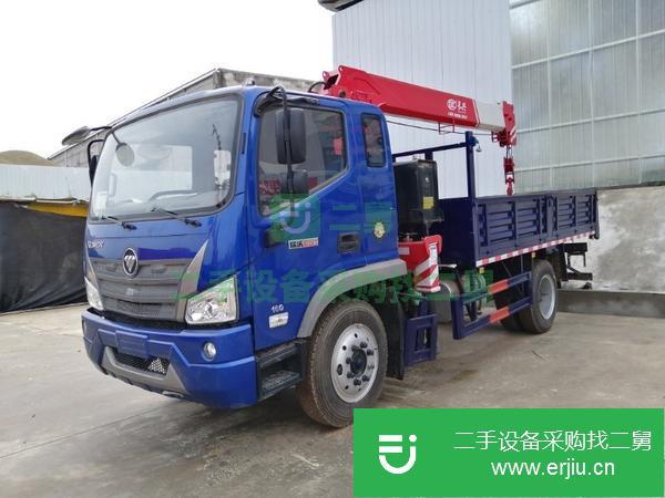 湖北出售二手福田瑞沃國六6.3噸160馬力隨車吊