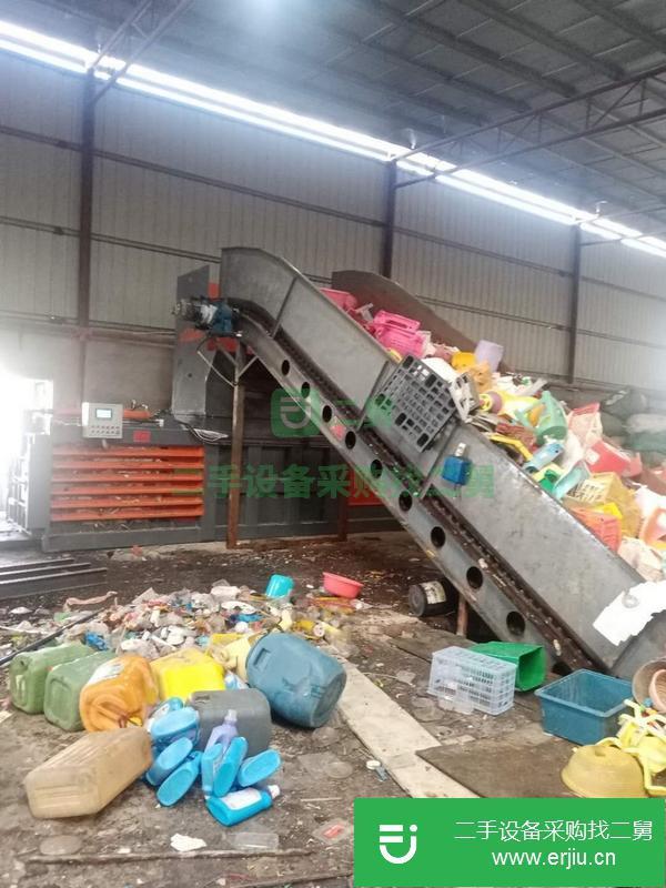 陜西出售二手200噸帶門廢紙打包機