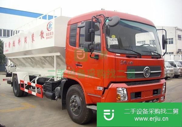 湖北出售二手東風10噸散裝飼料運輸車