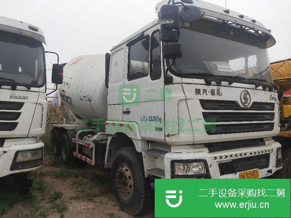 河南出售二手2014年德龍大12方攪拌車