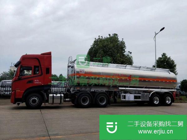 湖北出售二手東風天龍30噸油罐車