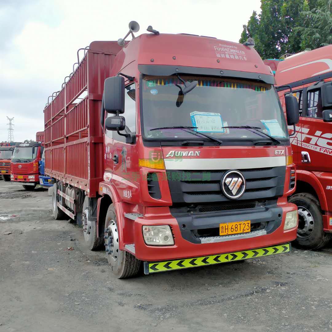 17年二手歐曼ETX高欄載貨車 360馬力 原版9.6米