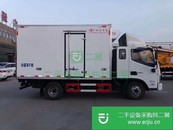 山西出售二手福田歐馬可4米2129馬力冷藏車