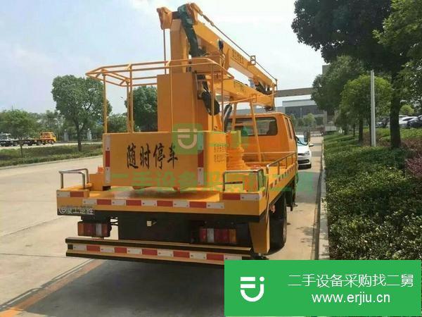 甘肅出售二手藍牌江鈴高空作業(yè)工程車