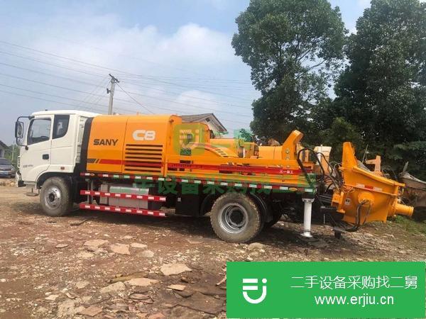 山東出售二手三一國四9018車載泵手續齊全車況好