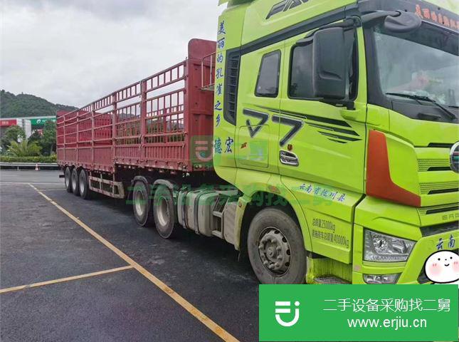 江西出售二手一汽解放j7半掛車