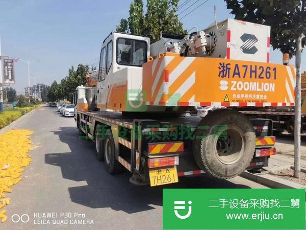 浙江出售二手中聯(lián)25VF5五節(jié)臂國五吊車手續(xù)齊全