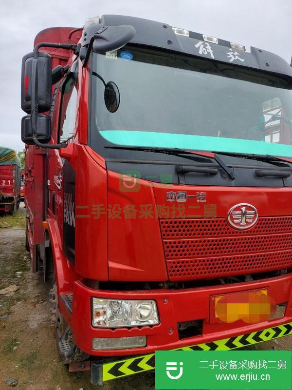 江西出售二手解放J6L/ 6.8米高欄貨車
