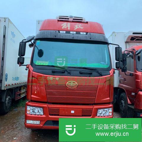 江西出售二手解放J6L國五6米8單橋冷藏車