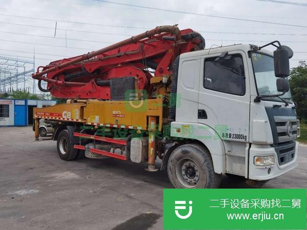 湖南出售二手18年10月三一37米國五泵車