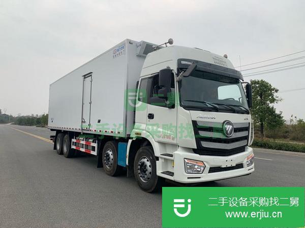 湖北出售二手歐曼400馬力9.6米冷藏車