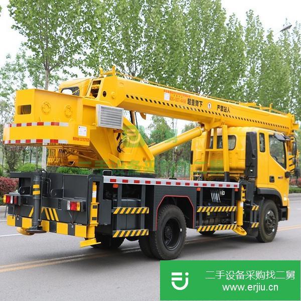 山東出售二手陜汽德龍十六噸國五小型吊車