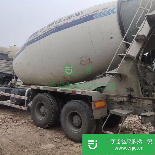 貴州出售二手德龍大十四方混凝土攪拌車，國五排放