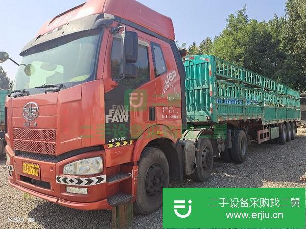 河北出售二手天龍450雷諾國(guó)五半掛車全保險(xiǎn)原車原漆