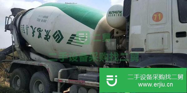 河北出售二手豪沃后八輪攪拌車15年國4