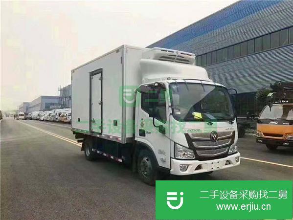 湖北出售二手福田歐馬可單排半國六130馬力冷藏車