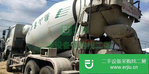 河北出售二手豪沃后八輪攪拌車15年國4