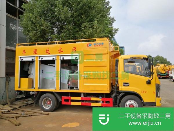 湖北出售二手東風多利卡12方污水處理車