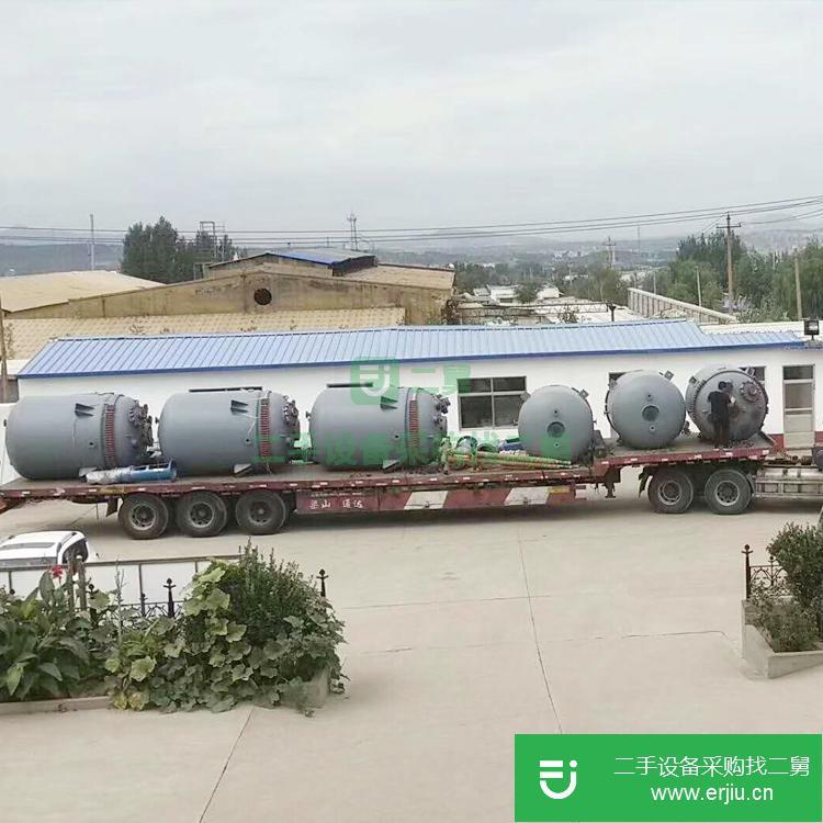 山東出售二手搪玻璃反應釜