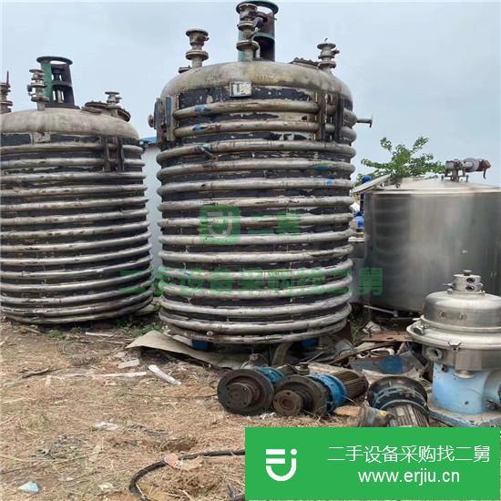 山東出售二手20噸搪瓷反應釜
