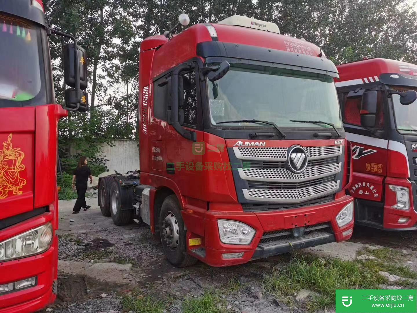 山東出售二手福田歐曼牽引車