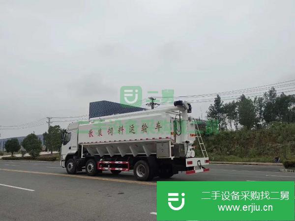 廣東出售二手國六柳汽32方散裝飼料運輸車