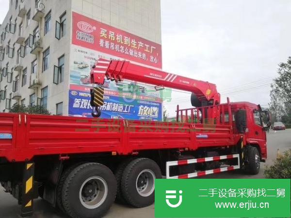 湖北出售二手陜汽軒德X6后八輪玉柴240馬力隨車吊