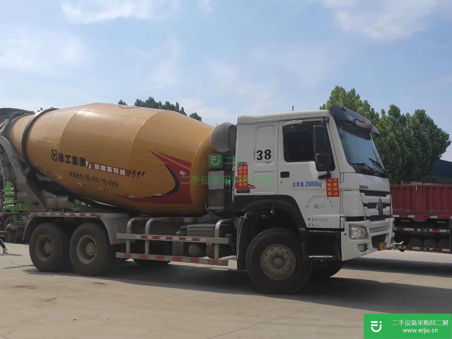 山東出售二手重汽豪沃攪拌車