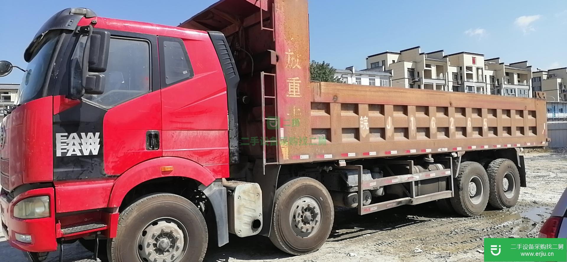 安徽出售二手一汽解放390馬力自卸車