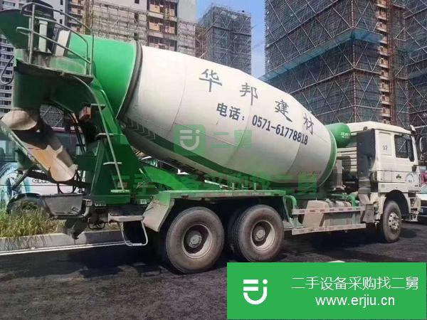 云南出售二手18年德龍大12方攪拌車