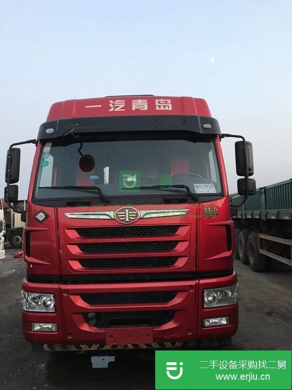 河北出售二手解放牽引車，帶強制險，