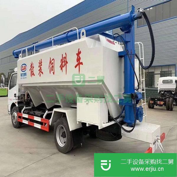 湖北出售二手12方散裝飼料運輸車150馬力發動機國六排放