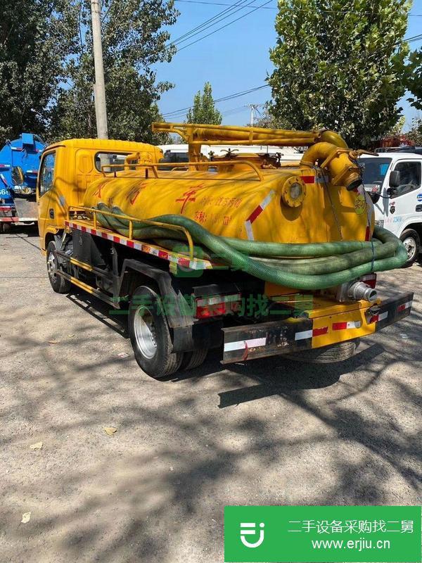 山東出售二手水循環藍牌4方吸糞車