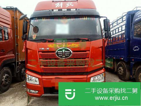江西出售二手一汽解放J6P前四后八倉欄式載貨車