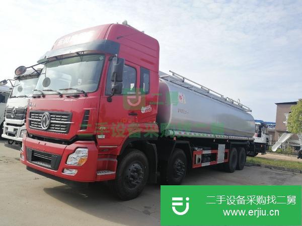 青海出售二手東風天龍前四后八洗井液運輸車