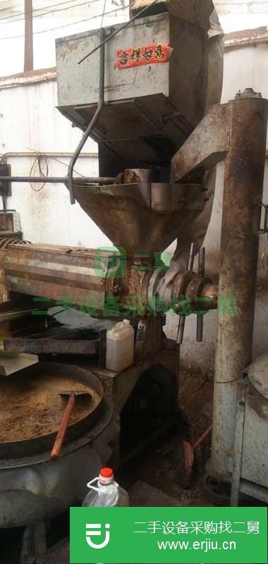 河南出售二手160型全自動條排榨油機(jī)