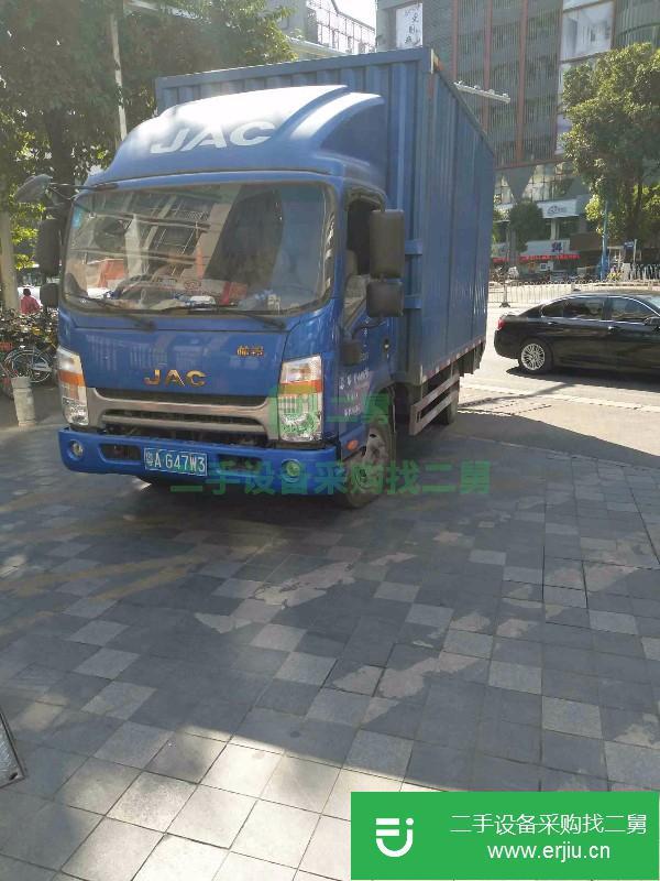 廣東出售二手江淮帥鈴箱式貨車