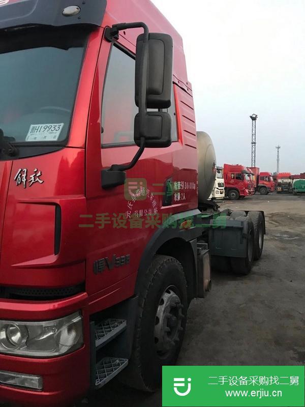 河北出售二手解放牽引車，帶強制險，