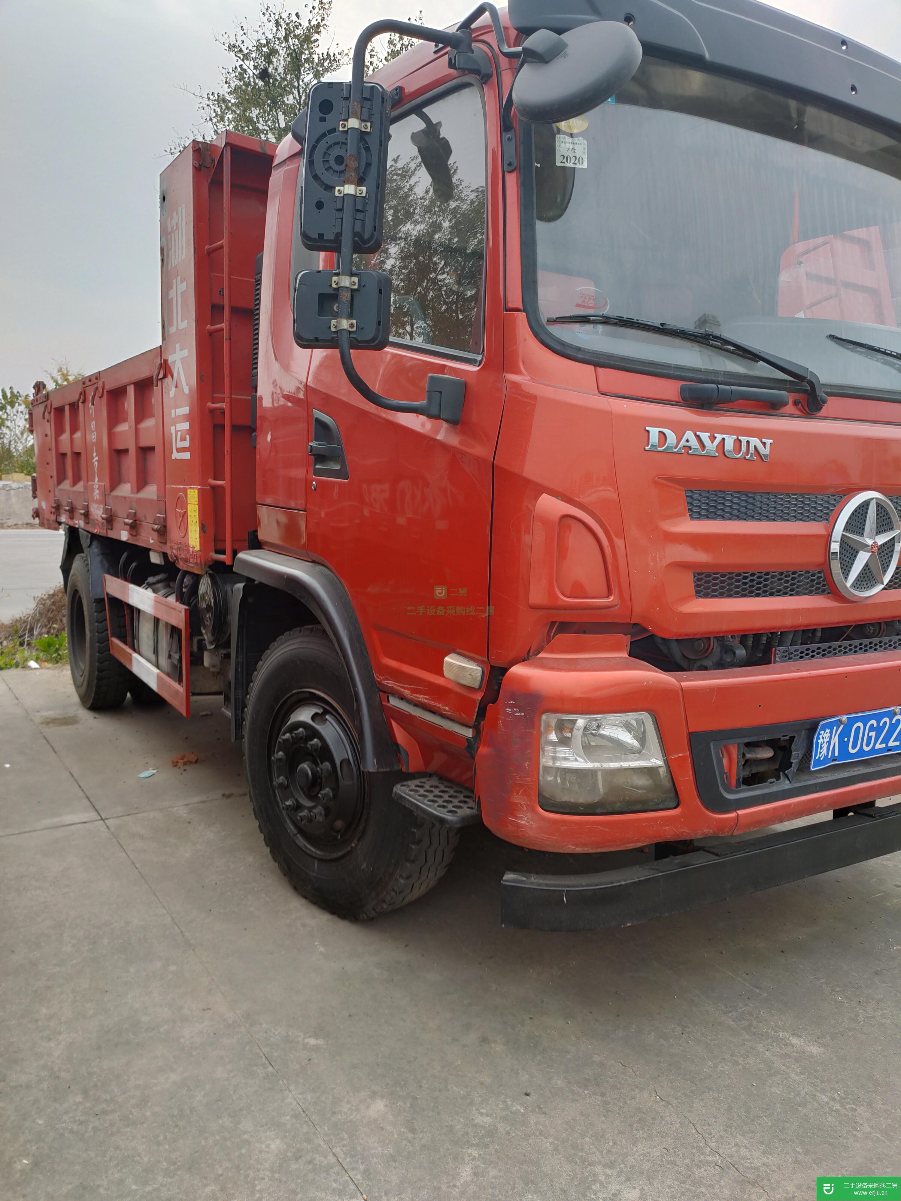 江蘇出售二手大運重卡160馬力自卸車