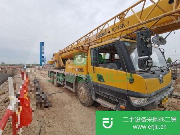 安徽出售二手徐工25k-2汽車吊12年出廠國三,法斯特8檔箱