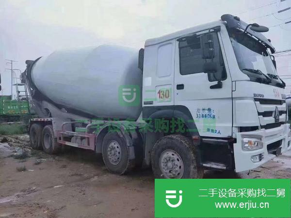 內蒙古出售二手18年豪沃國五排放大20方攪拌車