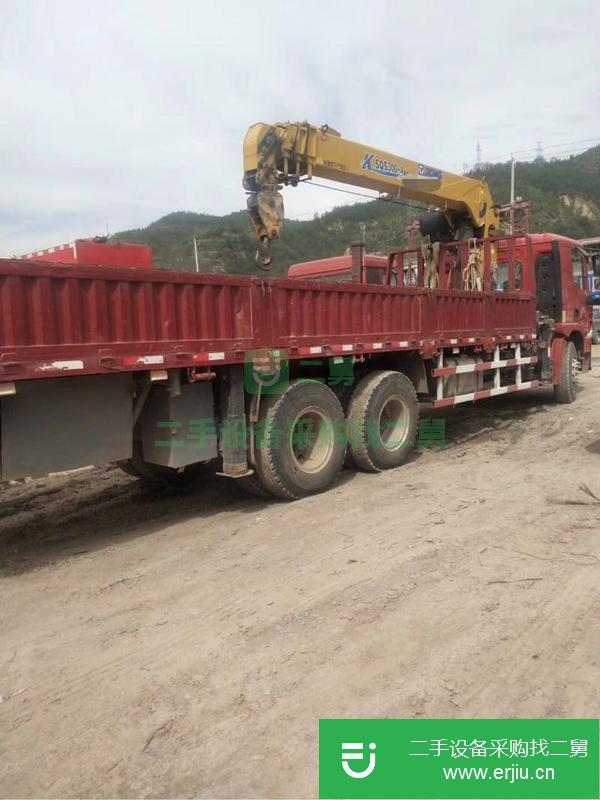 內蒙古出售二手徐工12噸240馬力國五隨車吊