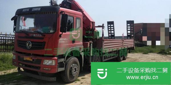 西藏出售二手長(zhǎng)興19年20噸5節(jié)臂隨車吊國(guó)五