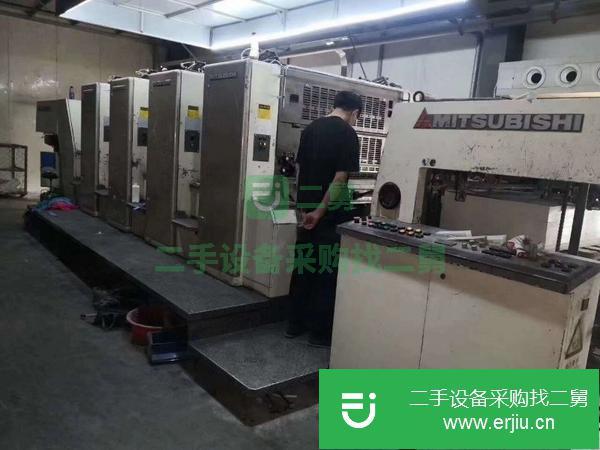 江蘇出售二手06年三菱對開四色印刷機