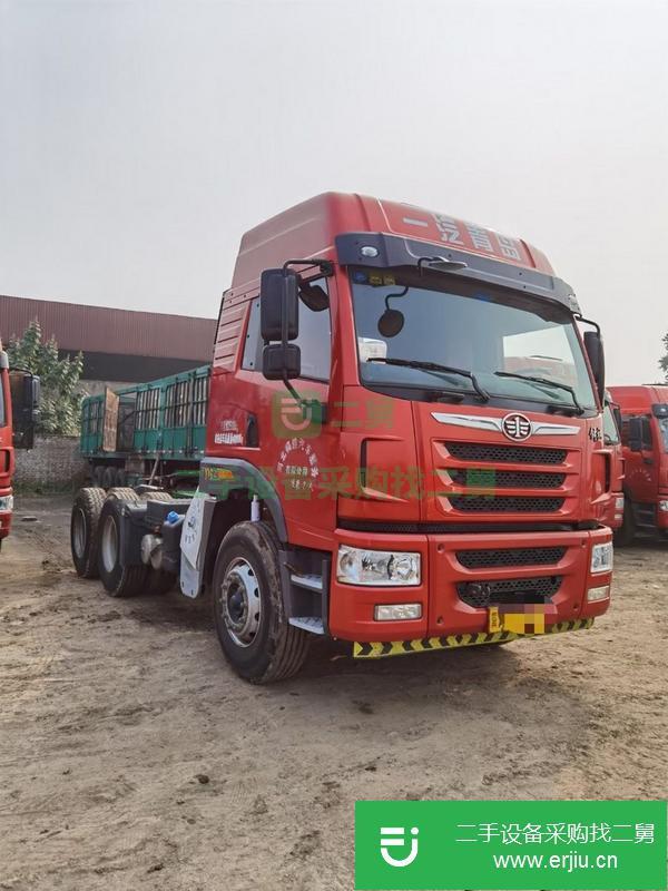 河北出售二手悍V400牽引車，國五濰柴動力，原車原版輪胎